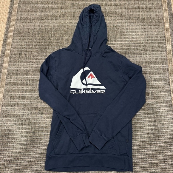 Quiksilver Other - Quiksilver Men's Navy Hoodie with Logo